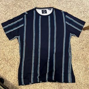 Blue striped shirt (L)